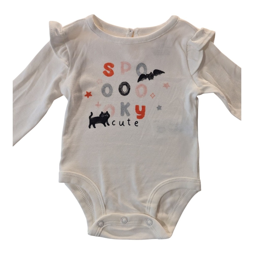 BBC-1 Carter's Toddler Halloween Spooky Cute‎ Bodysuit - 3m (Missing Pants)